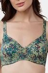 Triumph Double Layered Wired Full Coverage Minimiser Bra - Green - Dark Combination — thumbnail 4